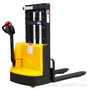 1.5T/1.6M electric self loading warehouse stacker